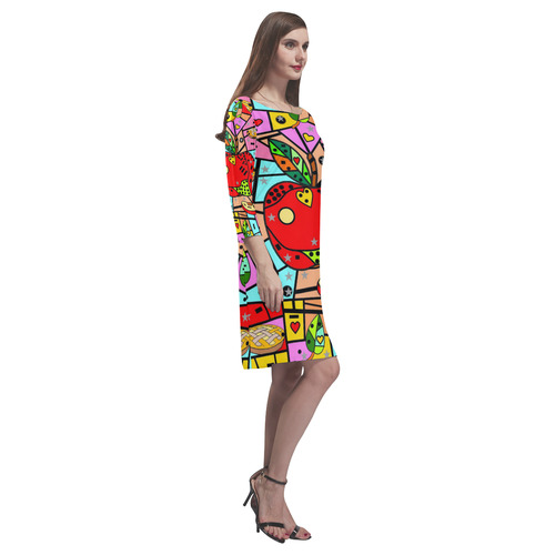 Apple by Nico Bielow Rhea Loose Round Neck Dress(Model D22)