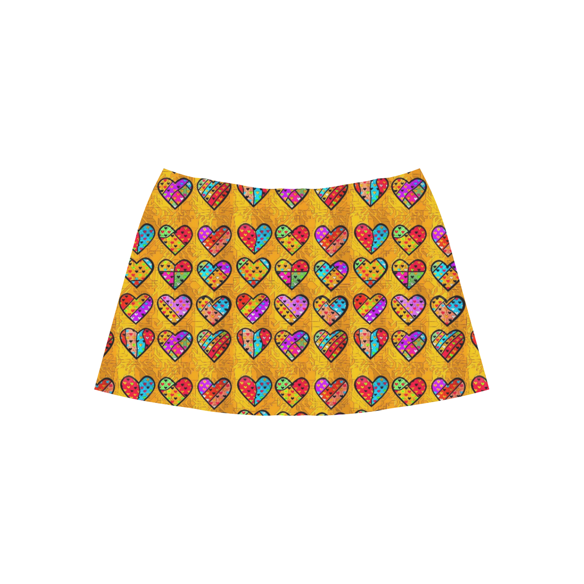 Popart Herz by Nico Bielow Aoede Crepe Skirt (Model D16)
