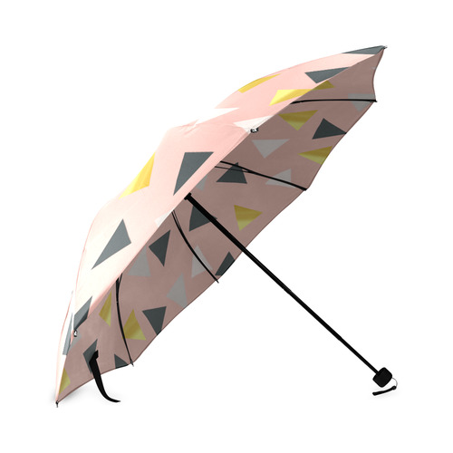 gold tri multi Foldable Umbrella (Model U01)