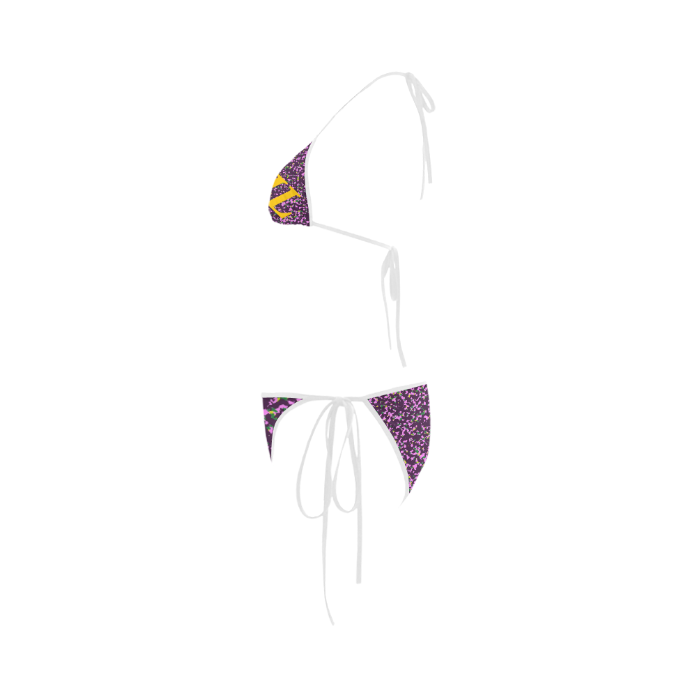 Daboflage Double Purpz Custom Bikini Swimsuit