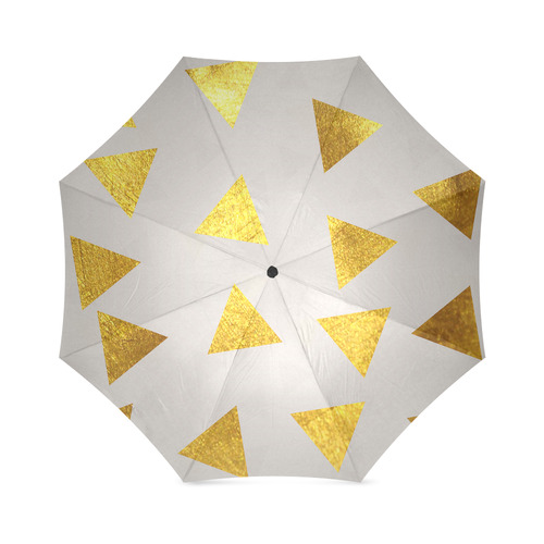 gold tri gray Foldable Umbrella (Model U01)