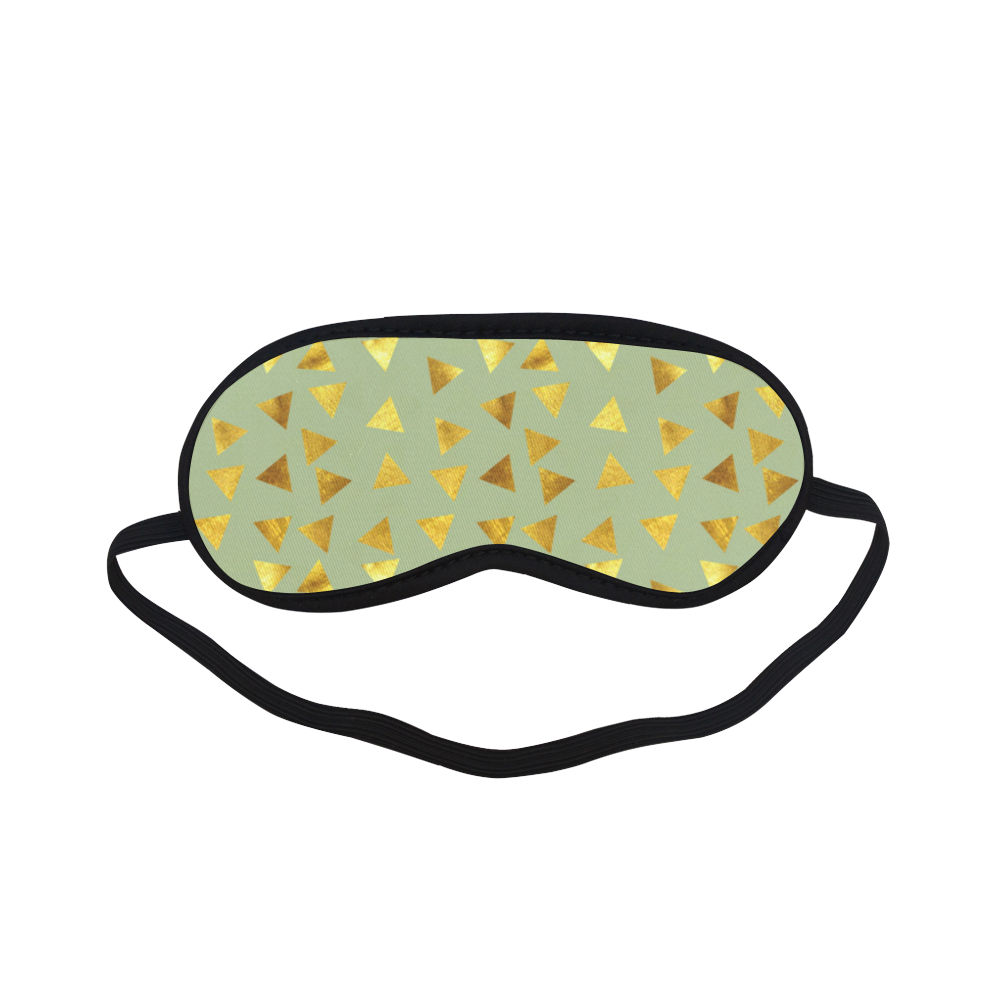 gold and pink triangle 2 leg Sleeping Mask