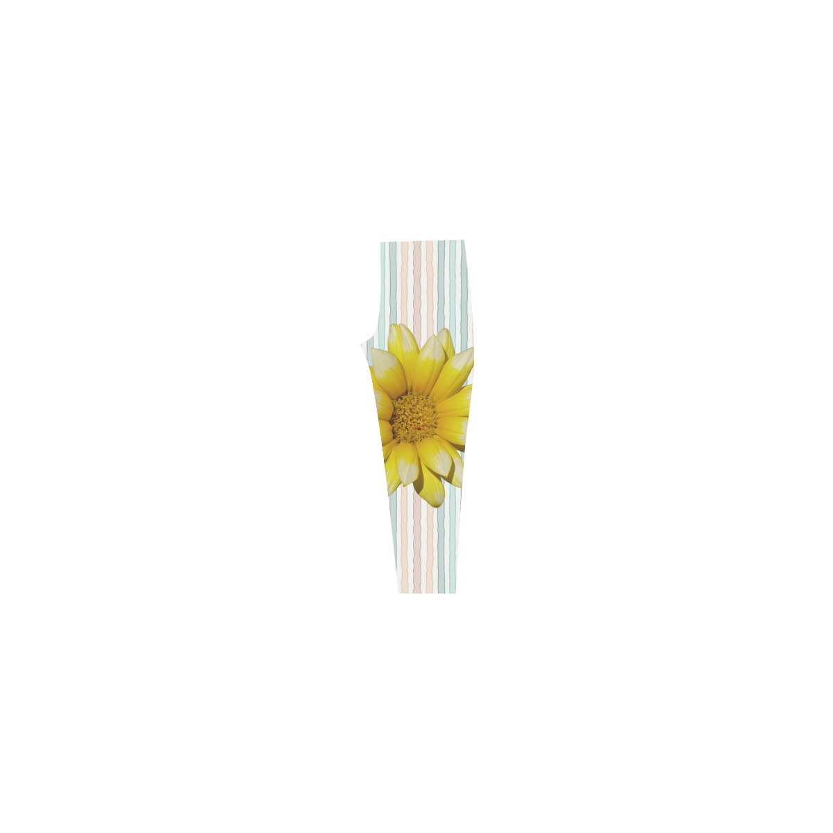 Yellow Flower, floral photography Capri Legging (Model L02)
