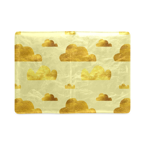 gold and pink clouds yellow Custom NoteBook A5
