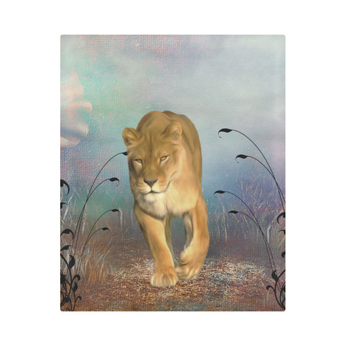 Wonderful lioness Duvet Cover 86"x70" ( All-over-print)