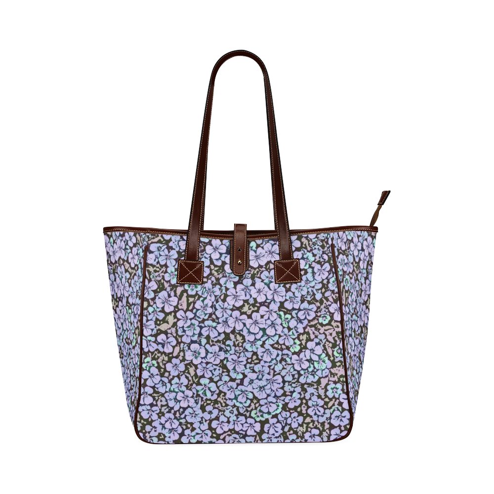 floral comic style 2 B by JamColors Classic Tote Bag (Model 1644)