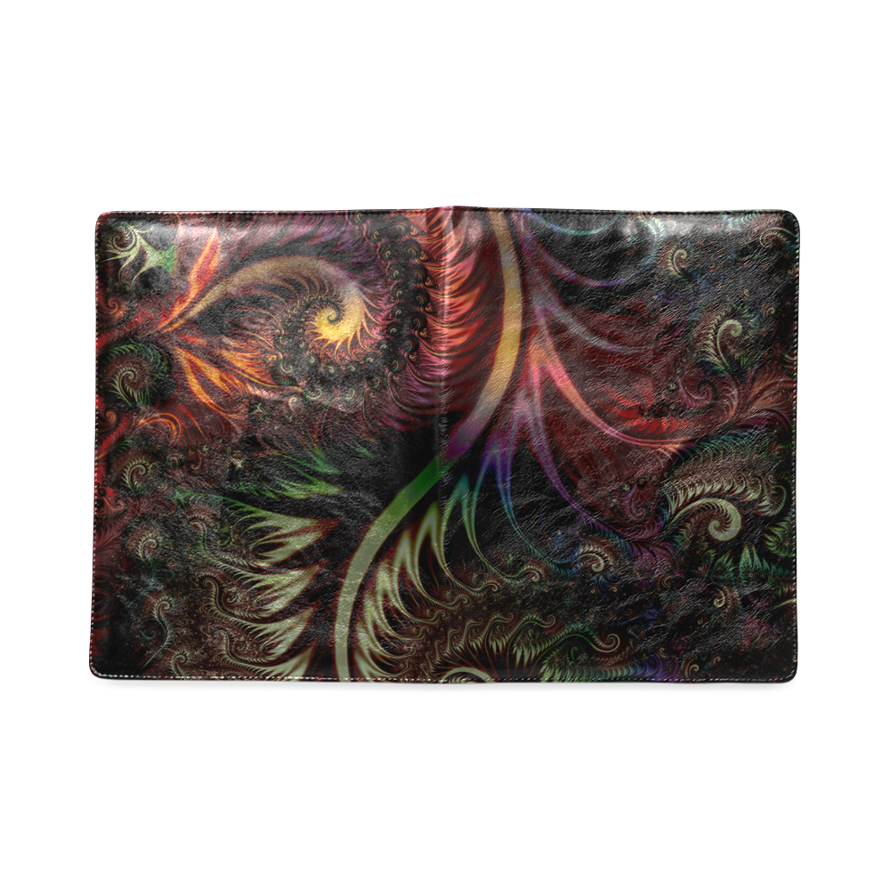 fractal pattern with dots and waves Custom NoteBook B5