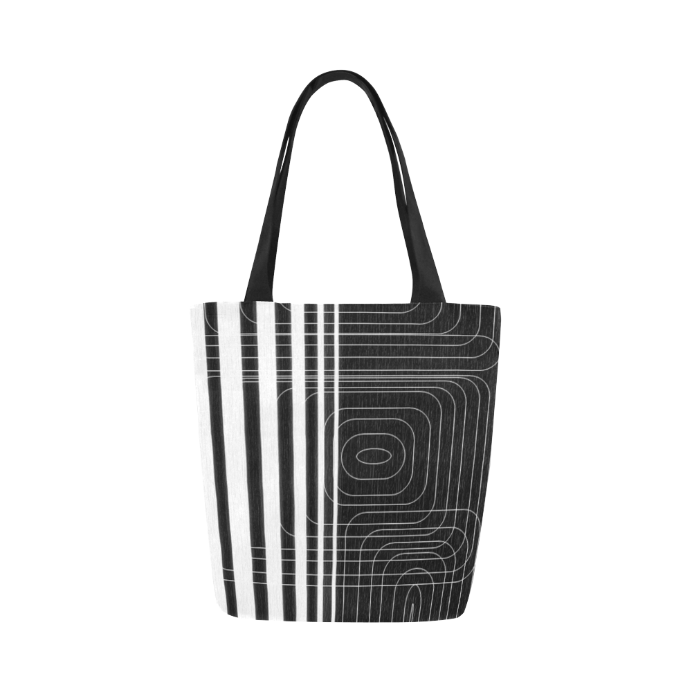 ZEBRA Canvas Tote Bag (Model 1657)