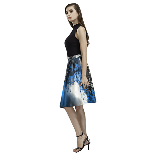 awesome fractal 26 Melete Pleated Midi Skirt (Model D15)