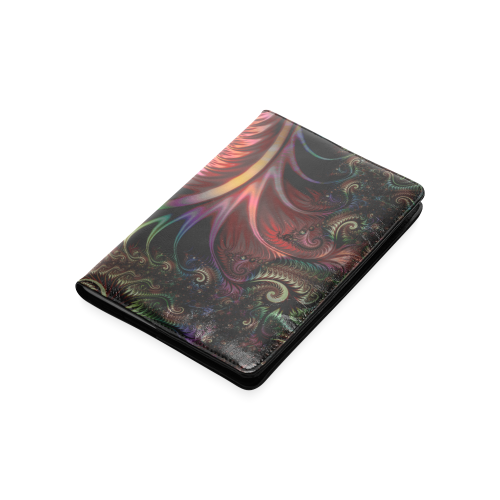 fractal pattern with dots and waves Custom NoteBook A5
