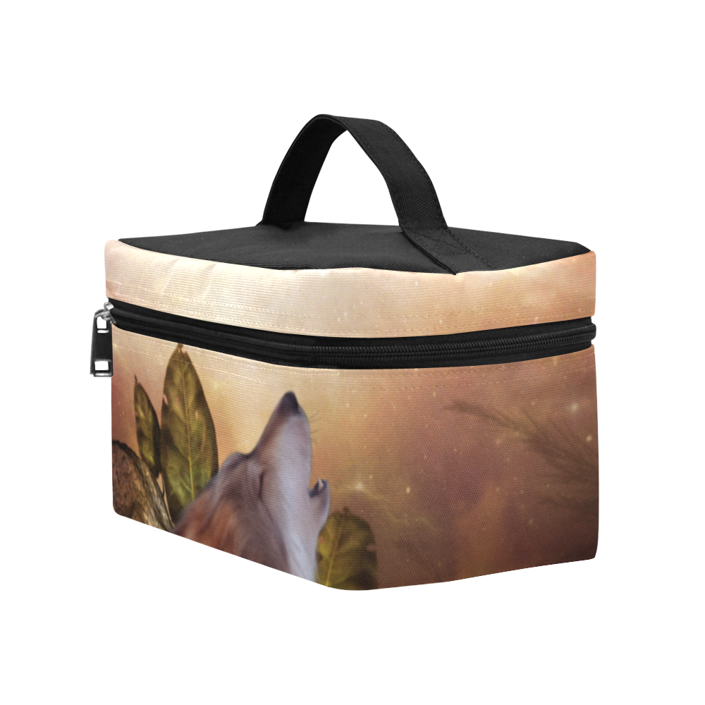 Beautiful wolf in the night Lunch Bag/Large (Model 1658)