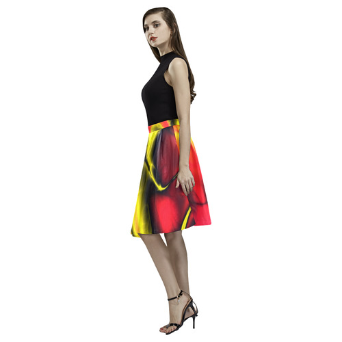 awesome fractal 36 Melete Pleated Midi Skirt (Model D15)