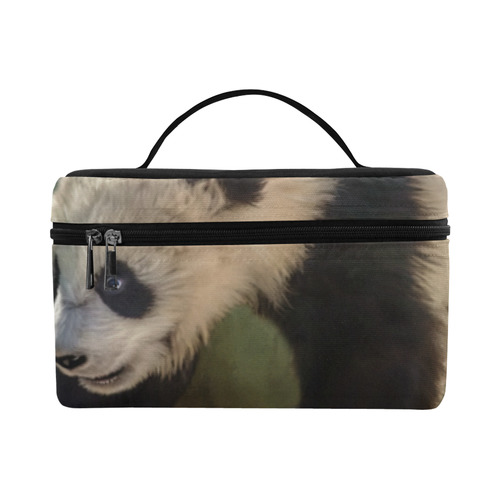 A cute painted panda bear baby. Cosmetic Bag/Large (Model 1658)