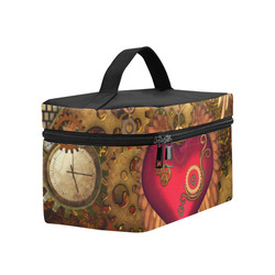 Steampunk, heart with wings Lunch Bag/Large (Model 1658)