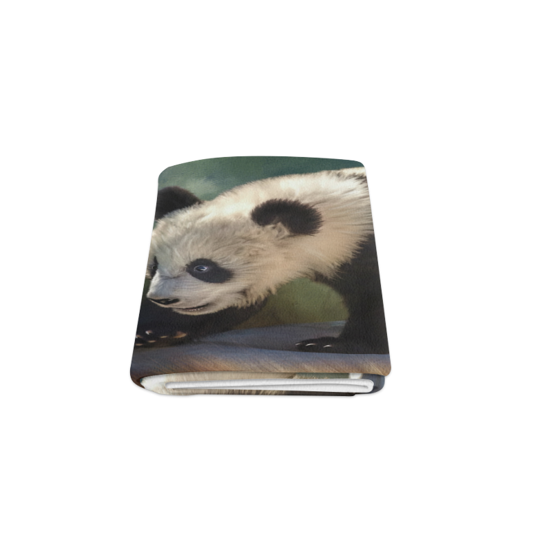 A cute painted panda bear baby Blanket 50"x60"