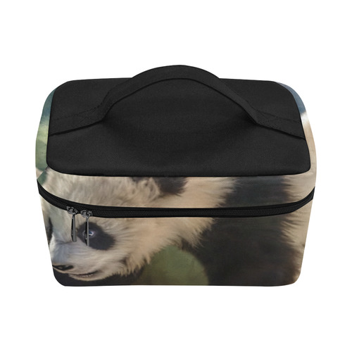 A cute painted panda bear baby. Cosmetic Bag/Large (Model 1658)