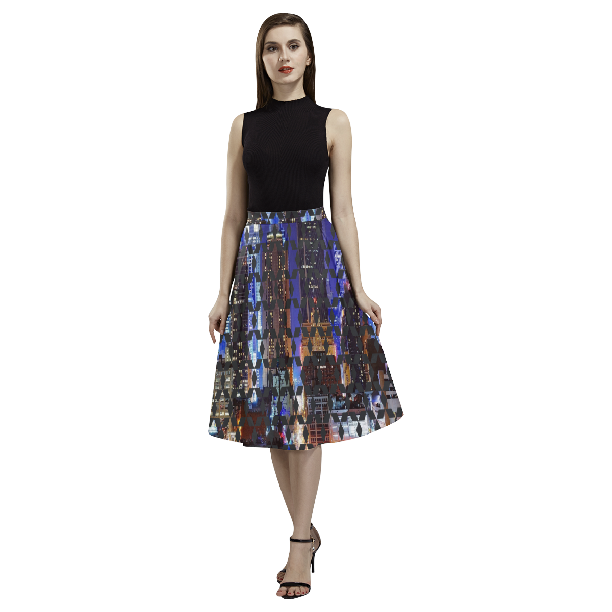 0-28 Aoede Crepe Skirt (Model D16)