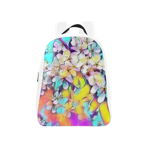 Floral ArtStudio 31 by JamColors School Backpack (Model 1601)(Small)