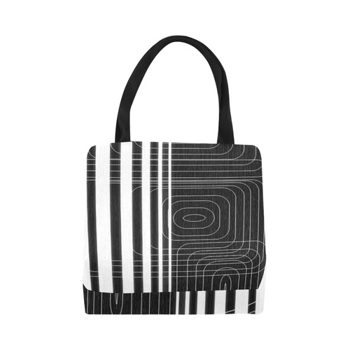 ZEBRA Canvas Tote Bag (Model 1657)