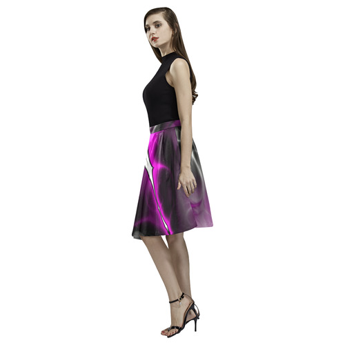 awesome fractal 33 Melete Pleated Midi Skirt (Model D15)