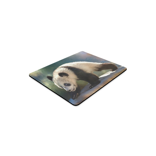 A cute painted panda bear baby Rectangle Mousepad