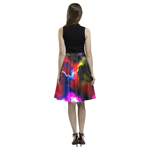 awesome fractal 38 Melete Pleated Midi Skirt (Model D15)