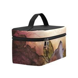 Beautiful wolf in the night Lunch Bag/Large (Model 1658)