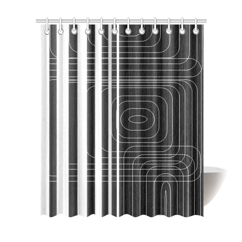 ZEBRA Shower Curtain 72"x84"
