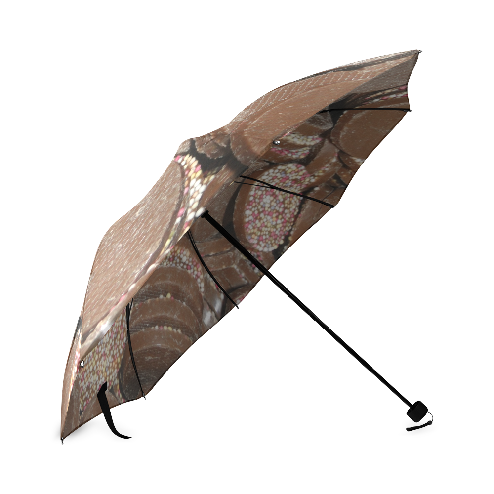 Chocolate Foldable Umbrella (Model U01)