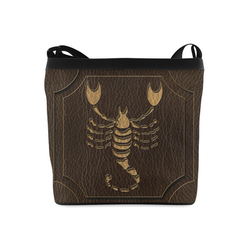 Leather-Look Zodiac Scorpio Crossbody Bags (Model 1613)