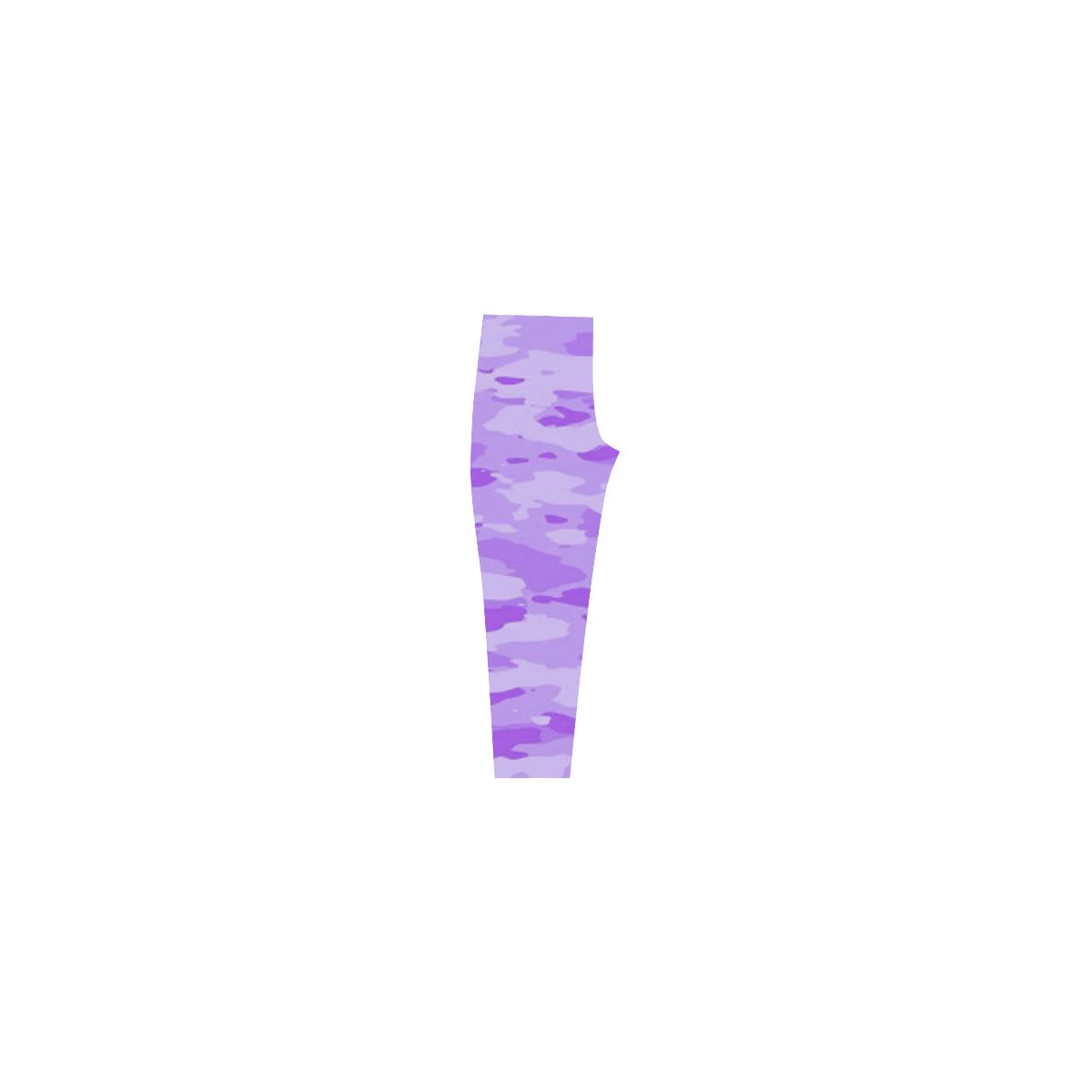 Purple Camo Capri Legging (Model L02)