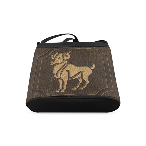 Leather-Look Zodiac Aries Crossbody Bags (Model 1613)
