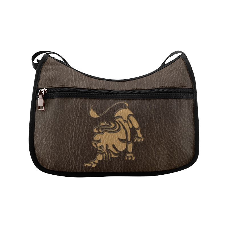Leather-Look Zodiac Leo Crossbody Bags (Model 1616)
