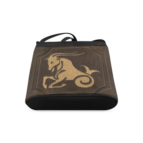 Leather-Look Zodiac Capricorn Crossbody Bags (Model 1613)