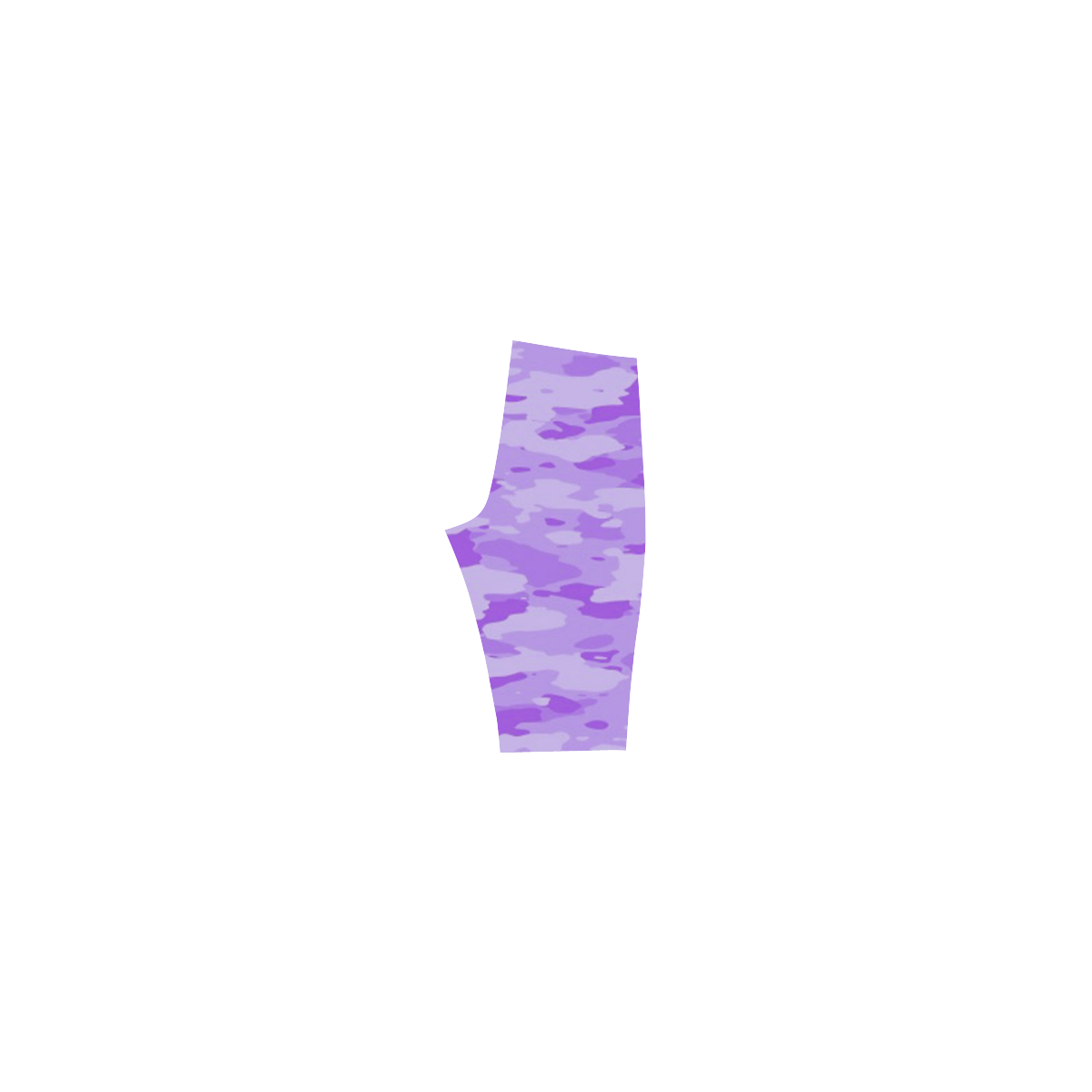 Purple Camo Hestia Cropped Leggings (Model L03)