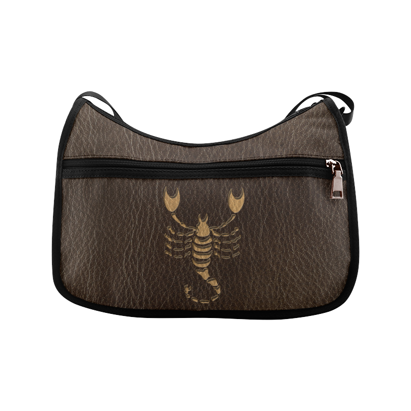 Leather-Look Zodiac Scorpio Crossbody Bags (Model 1616)