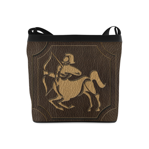 Leather-Look Zodiac Sagittarius Crossbody Bags (Model 1613)