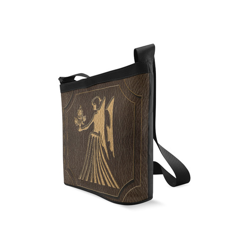 Leather-Look Zodiac Virgo Crossbody Bags (Model 1613)
