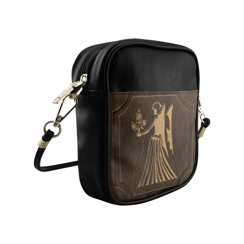 Leather-Look Zodiac Virgo Sling Bag (Model 1627)