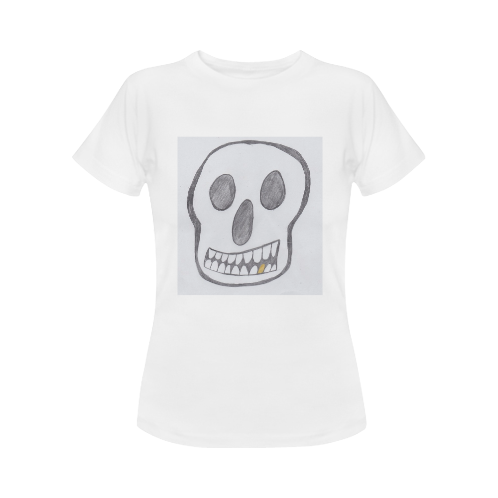 Skull Women's Classic T-Shirt (Model T17）