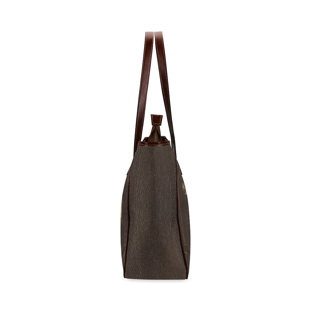 Leather-Look Zodiac Virgo Classic Tote Bag (Model 1644) | ID: D1407810