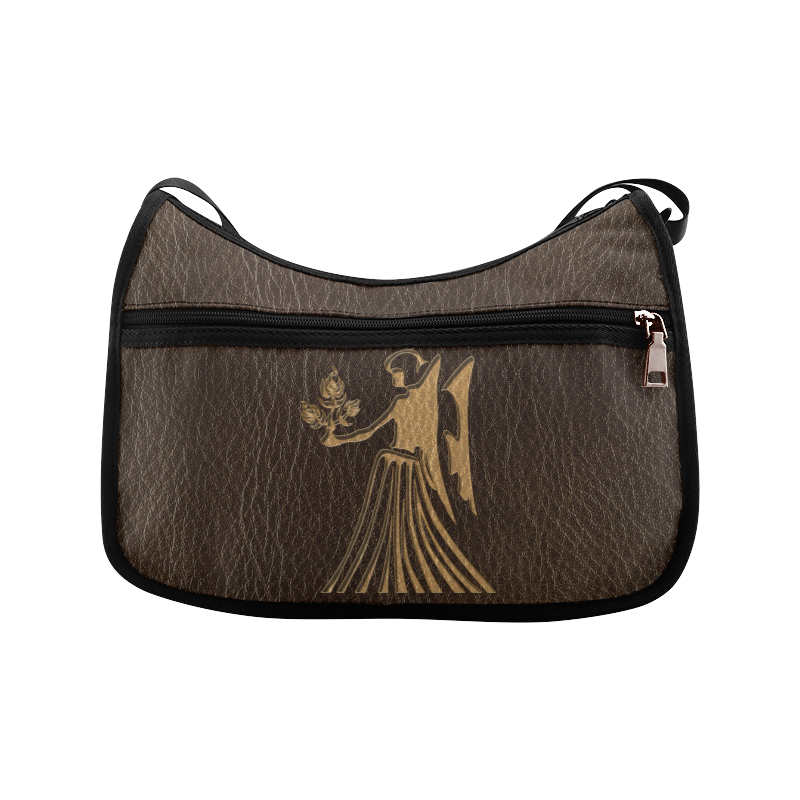 Leather-Look Zodiac Virgo Crossbody Bags (Model 1616)