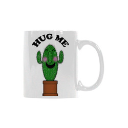 Hug Me Cactus White Mug(11OZ)