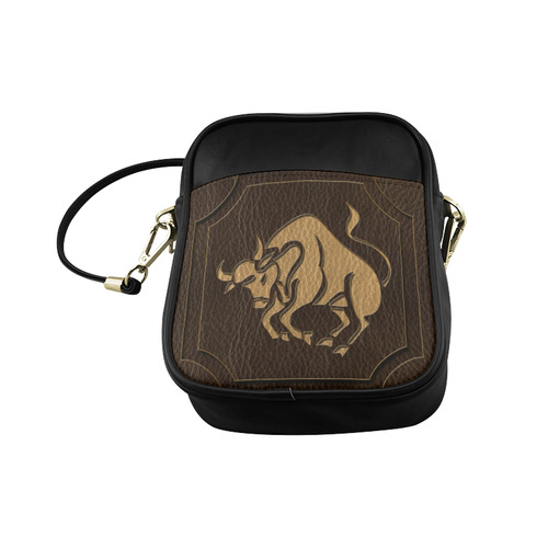 Leather-Look Zodiac Taurus Sling Bag (Model 1627)
