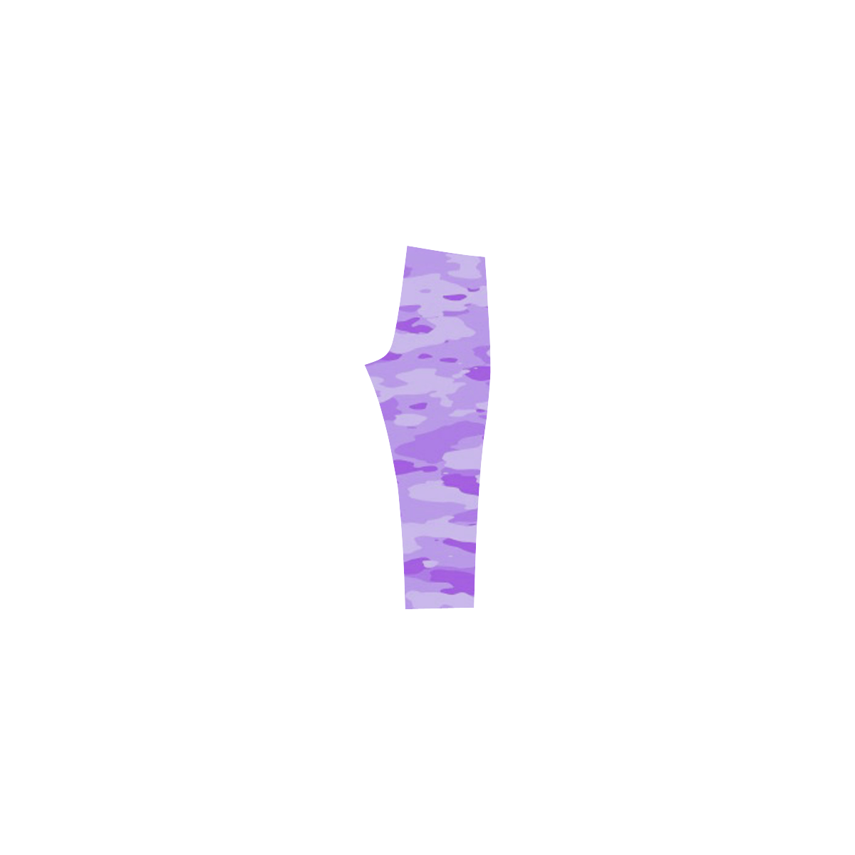 Purple Camo Capri Legging (Model L02)