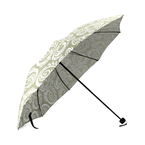 Scandinavian Peacock 04d ~ Gold Foldable Umbrella (Model U01) | ID ...