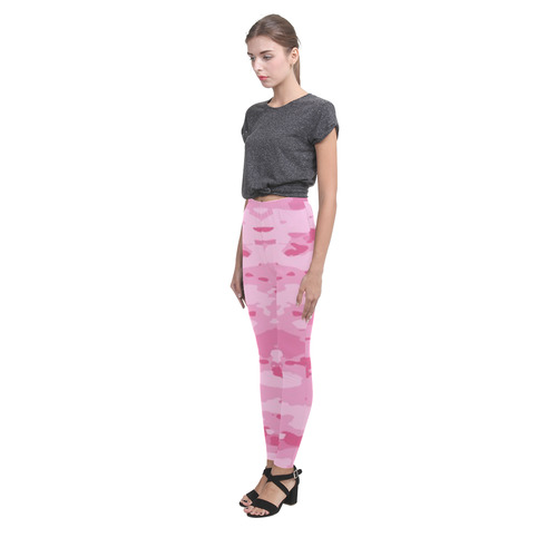 Pink Camo Cassandra Women's Leggings (Model L01)