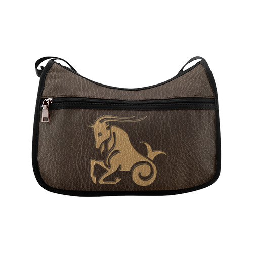 Leather-Look Zodiac Capricorn Crossbody Bags (Model 1616)