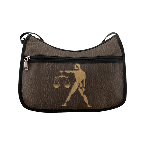 Leather-Look Zodiac Libra Crossbody Bags (Model 1616)