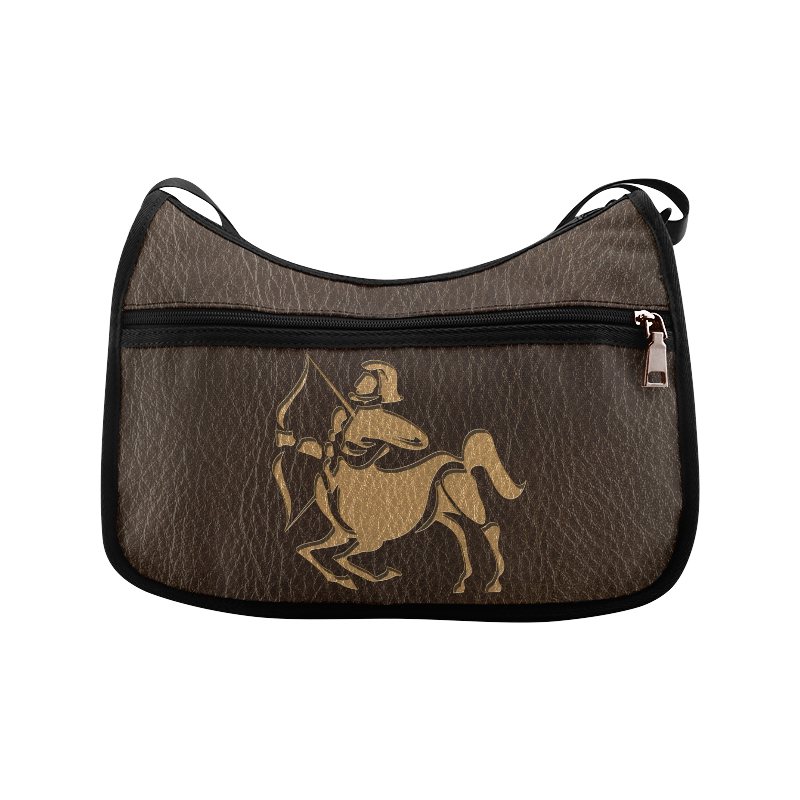 Leather-Look Zodiac Sagittarius Crossbody Bags (Model 1616)